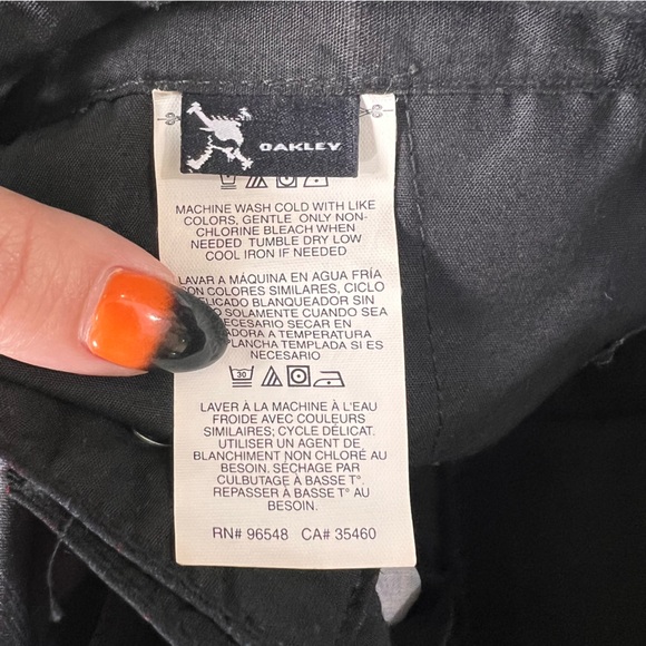 Oakley Men’s Plaid Dri-Fit Tour Performance Golf Pants Size 34x33 - Picture 8 of 8